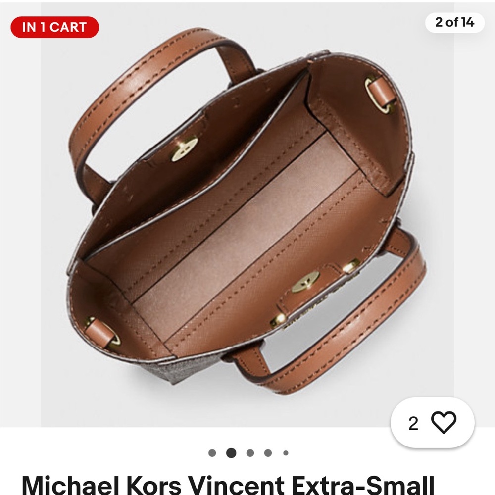 Michael Kors Brown Tote Bag - Picture 4 of 5